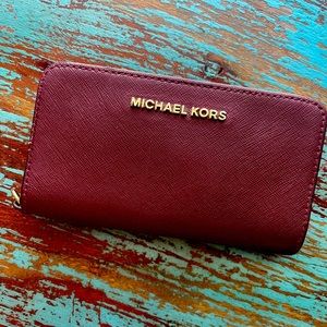 Michael Kors Small Snap Wallet Card Case
